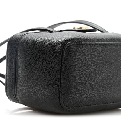 Chanel Shiny Caviar Preppy Coco Long Vanity With Strap Black 10 of 12