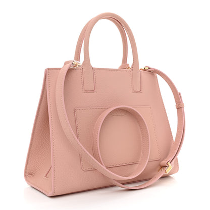 Burberry Grainy Calfskin Mini Frances Tote Dusky Pink 3 of 8