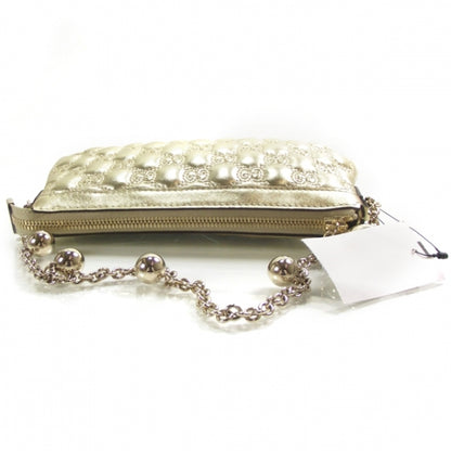 Gucci Stitched Guccissima Leather Evening Bag Gold 5 of 13