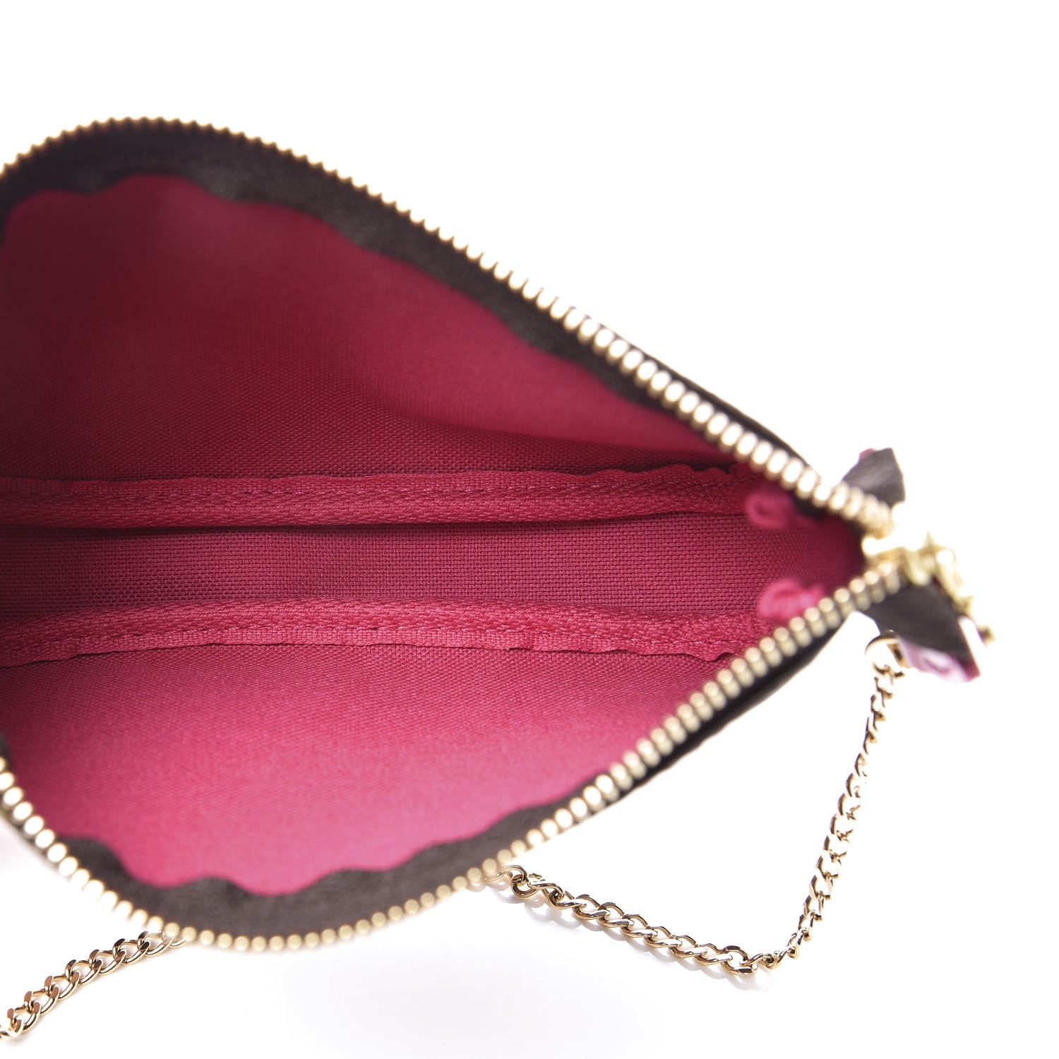 Louis Vuitton Monogram 2020 Christmas Animation Roller Coaster Mini Pochette Accessories Pivoine 4 of 9