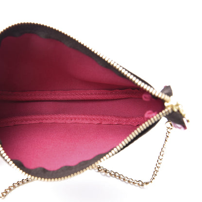 Louis Vuitton Monogram 2020 Christmas Animation Roller Coaster Mini Pochette Accessories Pivoine 4 of 9
