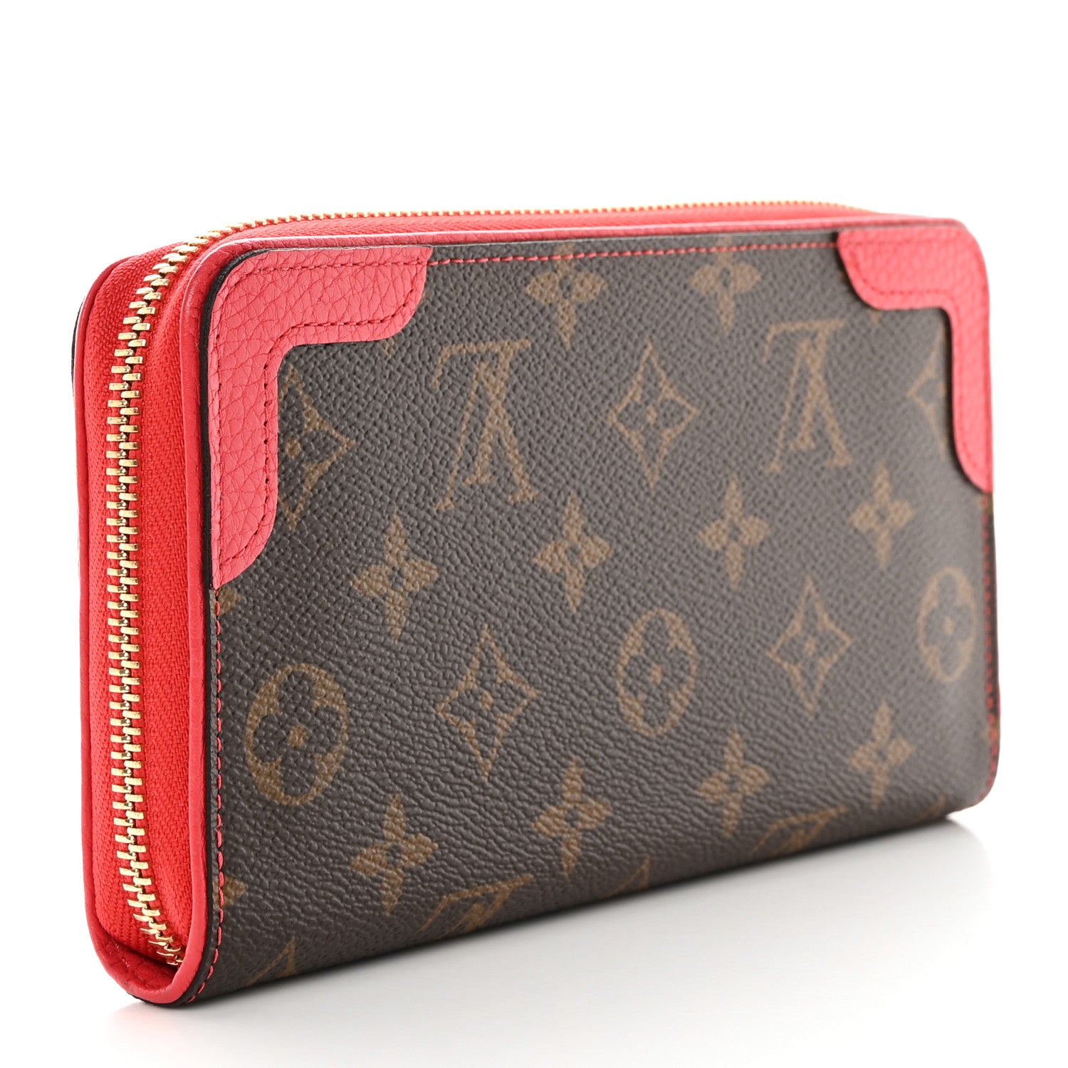 Louis Vuitton Monogram Retiro Zippy Wallet Cherry 3 of 11