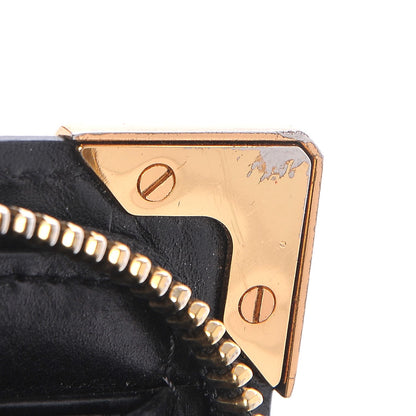 Alexander Wang Lizard Calfskin Embossed Prisma Biker Wallet Black 10 of 13