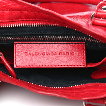 Balenciaga Agneau Giant 12 Silver Hardware Mini City Rouge Cardinal 6 of 25