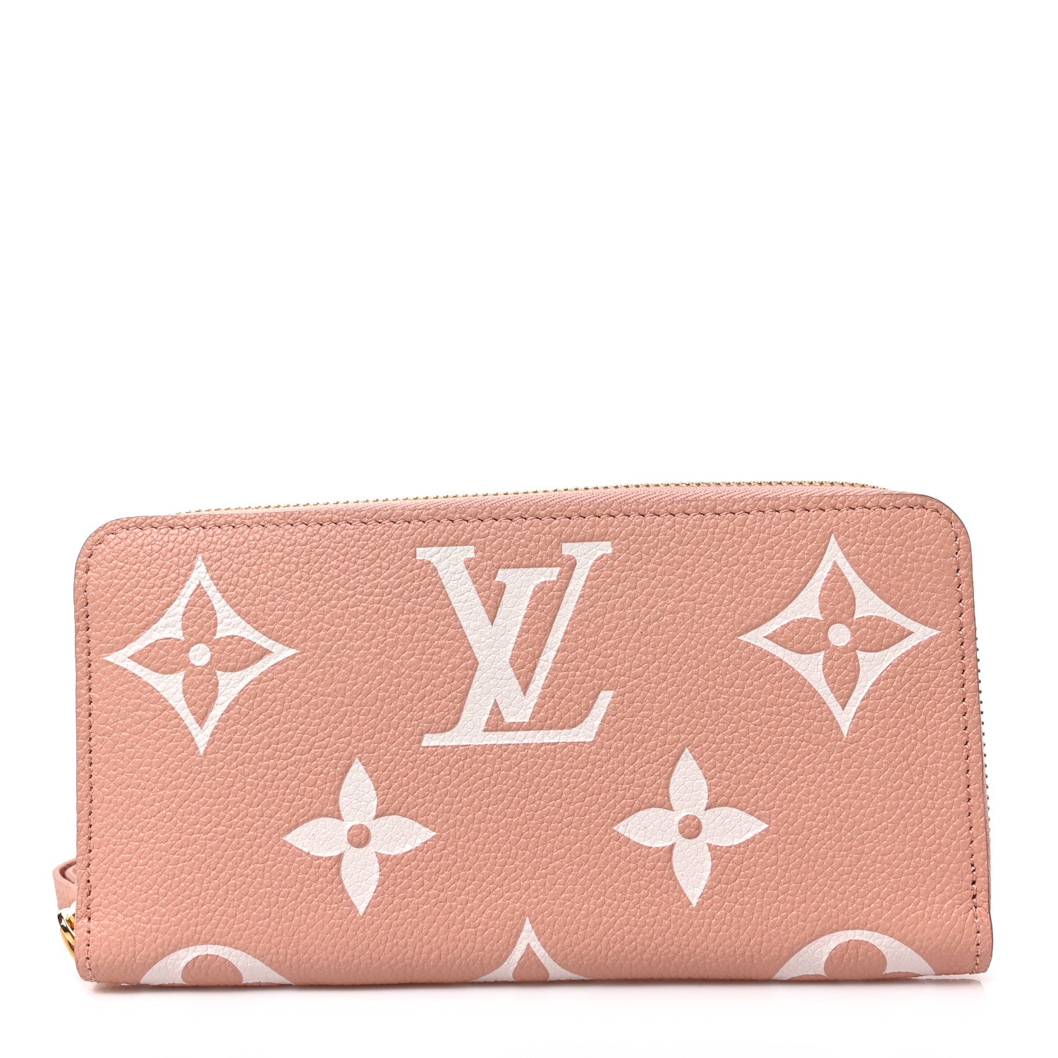 Louis Vuitton Empreinte Monogram Giant Zippy Wallet Rose Trianon Creme 1 of 6