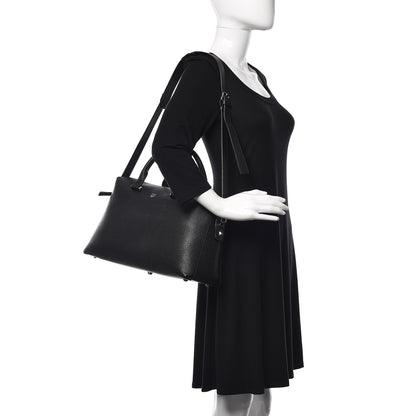 MCM Grained Calfskin Large Ella Boston Black 2 of 14