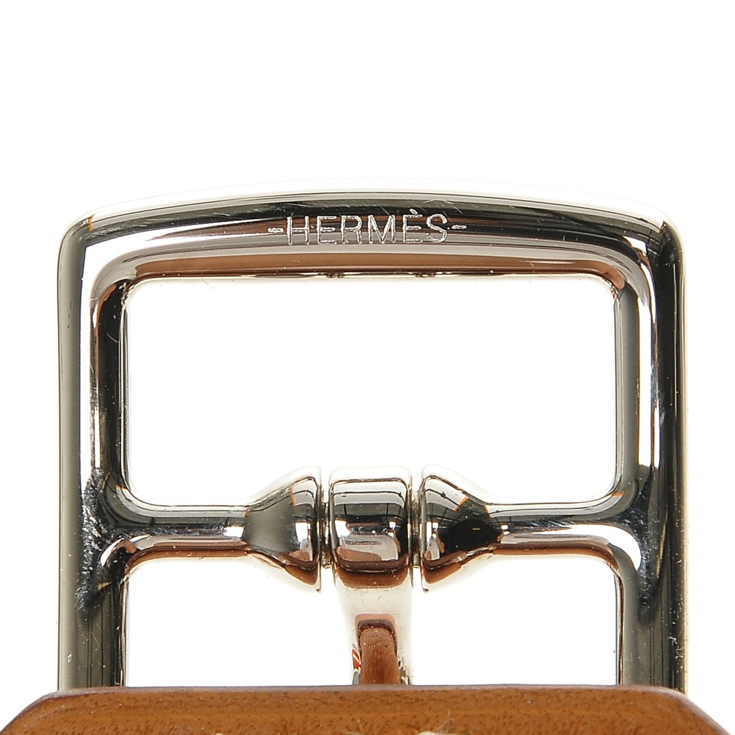 Hermes Barenia Leather 42mm Apple Watch Band Fauve 5 of 9