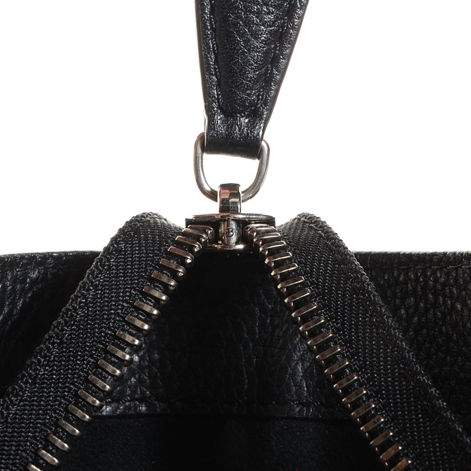 Celine Drummed Calfskin Mini Luggage Black 8 of 9