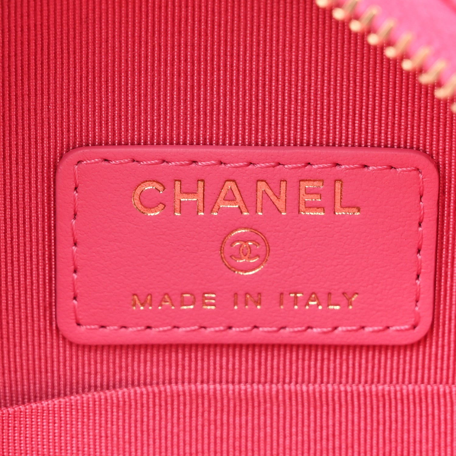 Chanel Caviar Quilted Round Clutch With Chain Pink 6 of 10