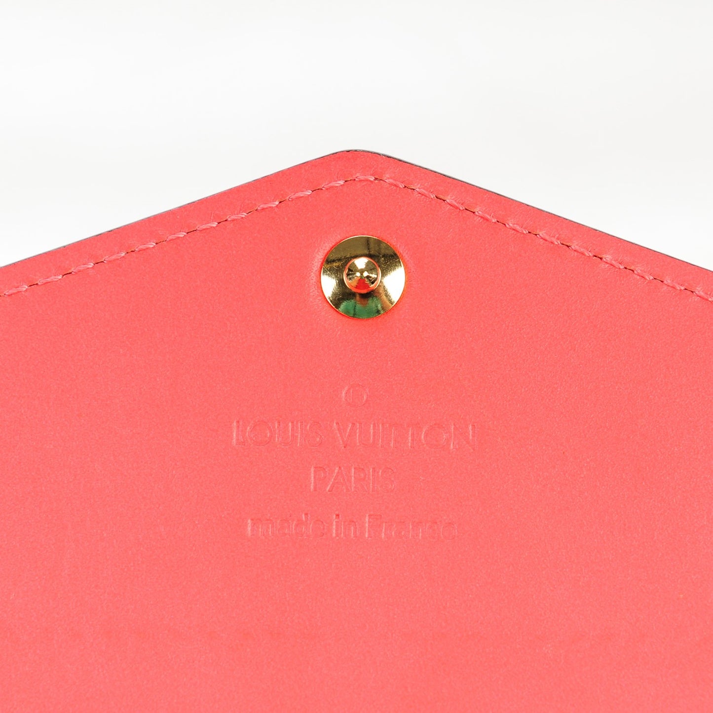 Vernis Sarah Wallet NM Rose Litchi