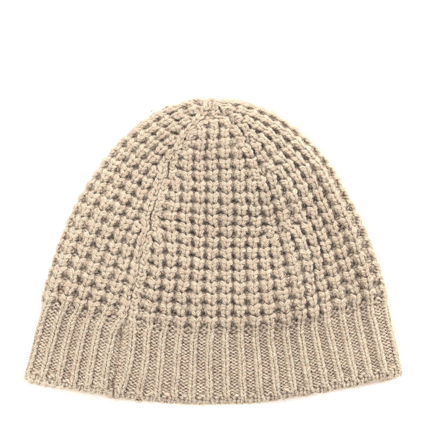 Cashmere Beanie Hat L Beige