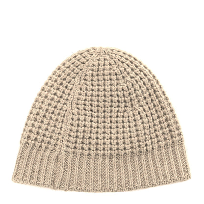 Hermes Cashmere Beanie Hat L Beige 2 of 4