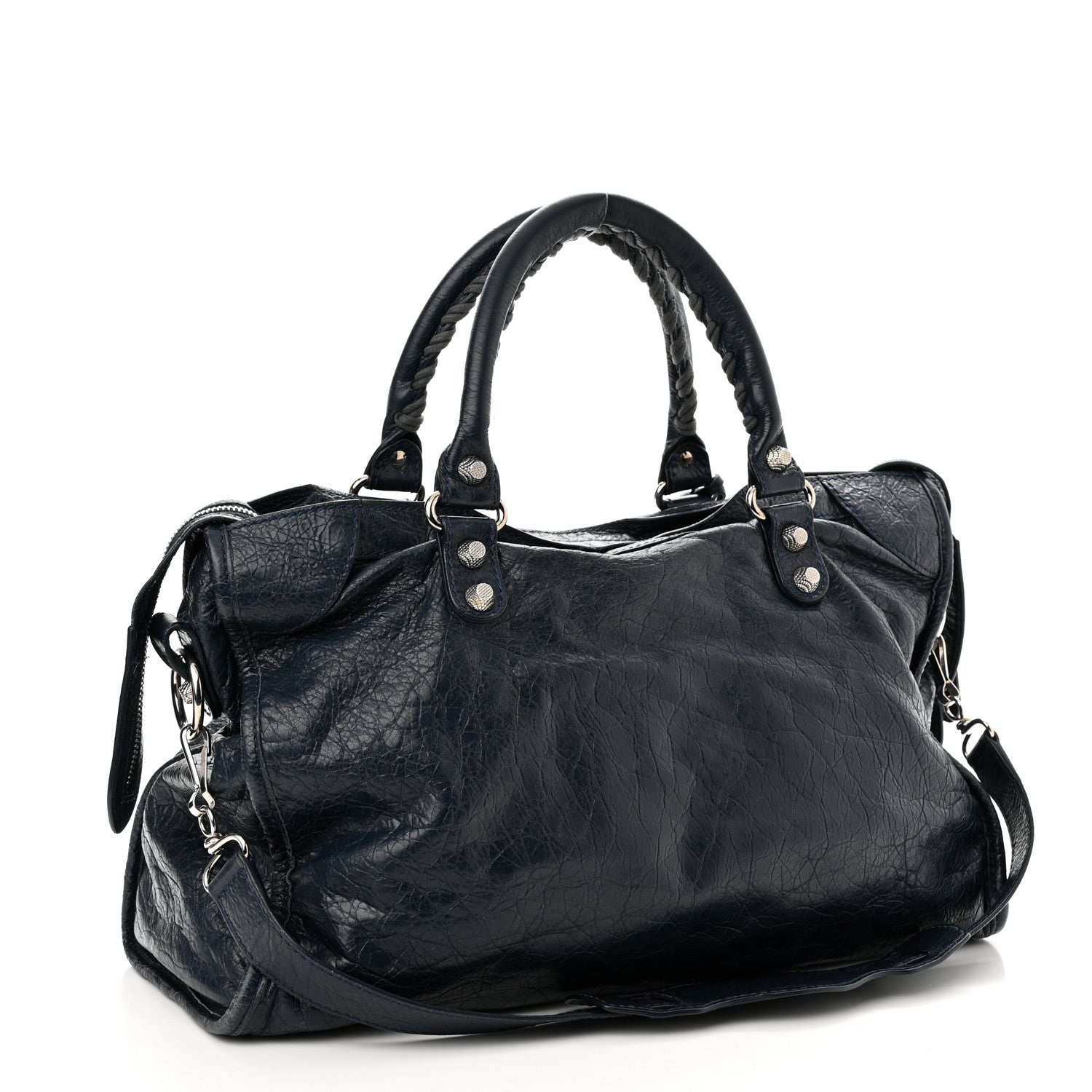 Balenciaga Agneau Giant 12 Silver Hardware City Bleu Obscur 2 of 10