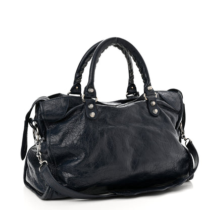 Balenciaga Agneau Giant 12 Silver Hardware City Bleu Obscur 2 of 10