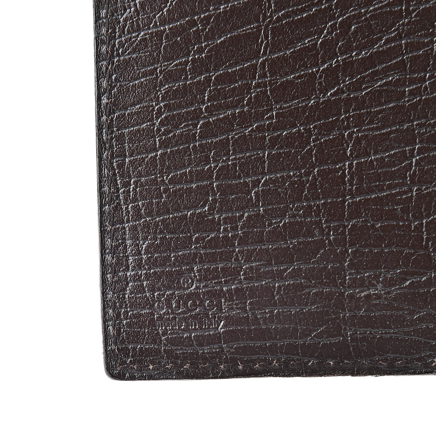 GG Plus Monogram Long Flap Wallet Brown