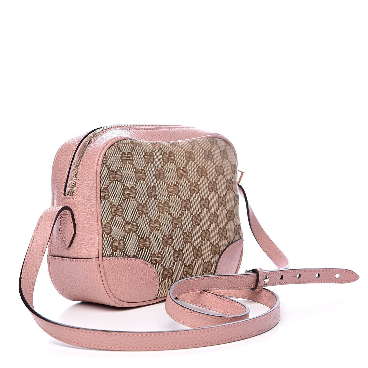 Monogram Mini Bree Messenger Bag Beige Soft Pink