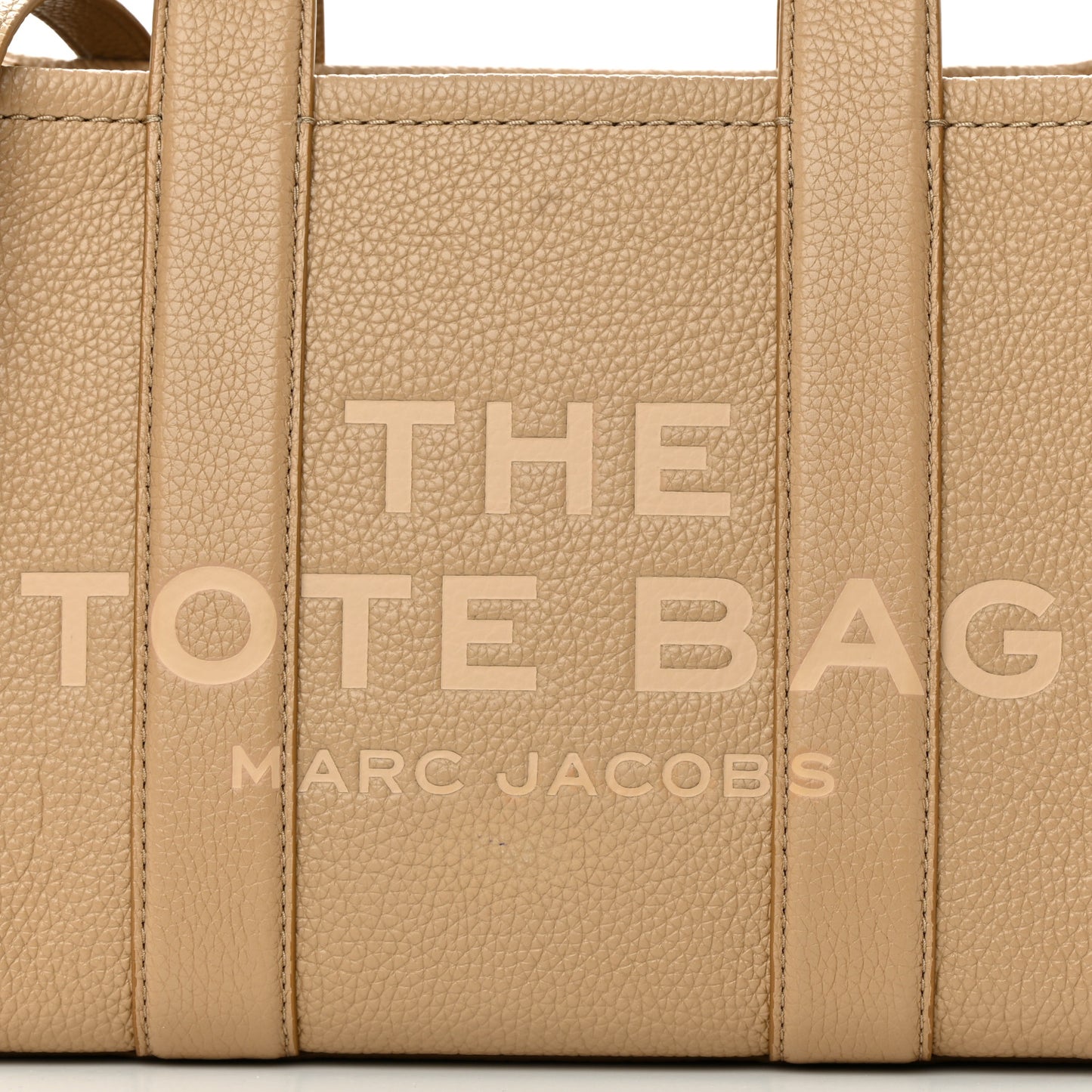 Grained Calfskin Small The Tote Bag Camel