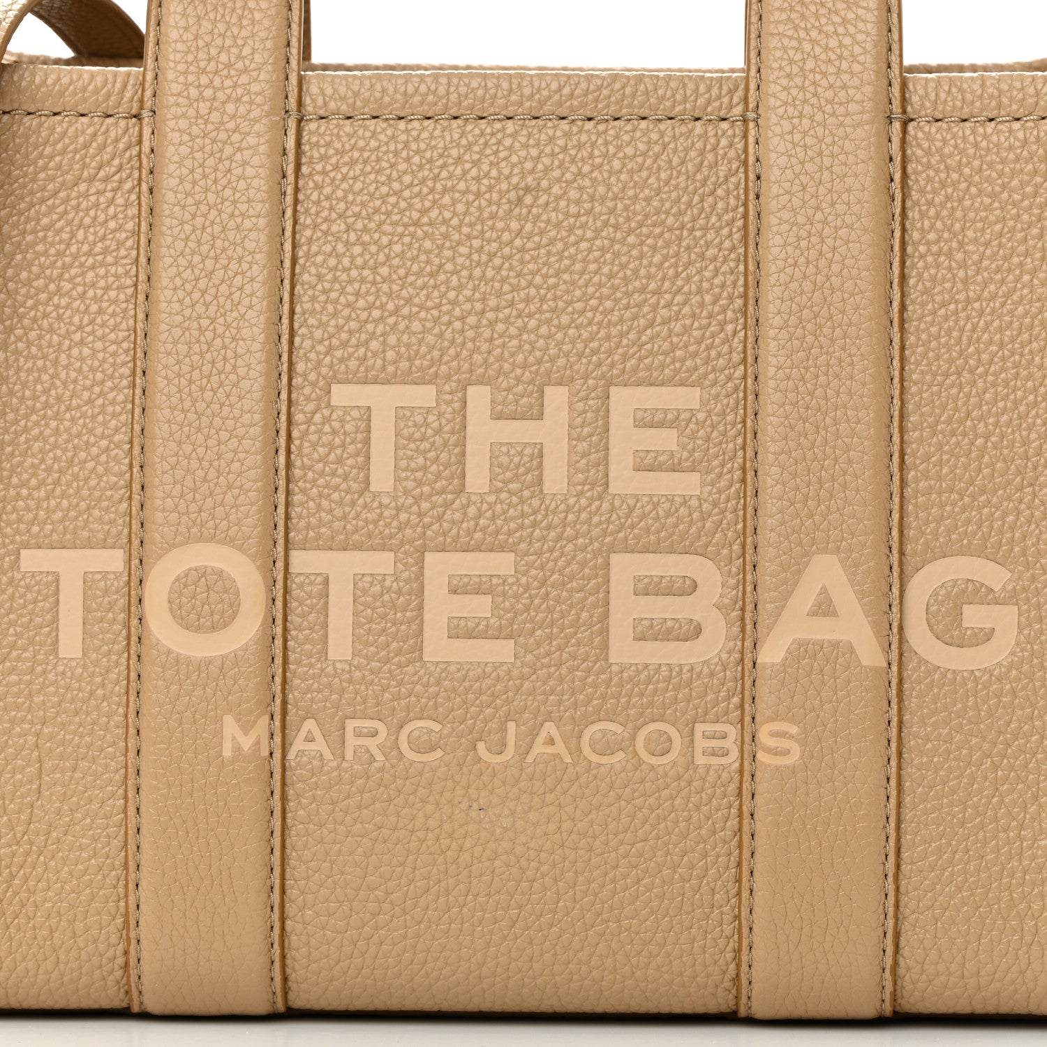 Marc Jacobs Grained Calfskin Small The Tote Bag Camel 9 of 14