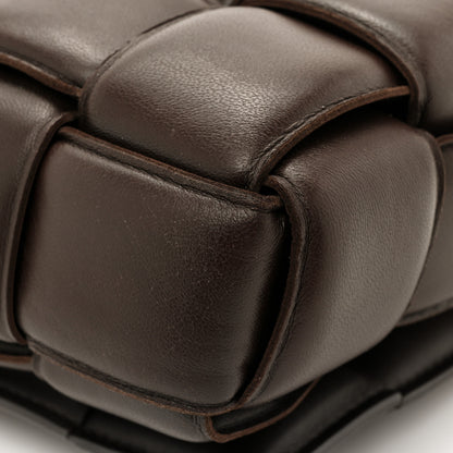 Bottega Veneta Lambskin Maxi Intreccio Padded Chain Cassette Crossbody Bag Fondant 10 of 11