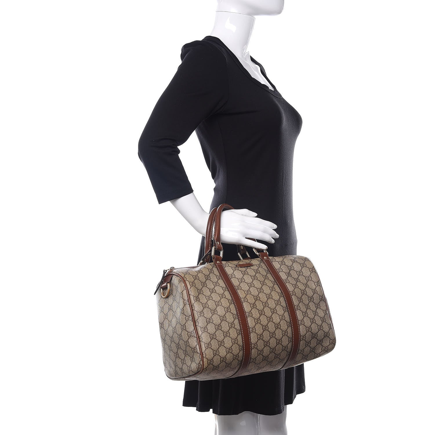 Gucci GG Plus Monogram Medium Joy Boston Brown 2 of 17