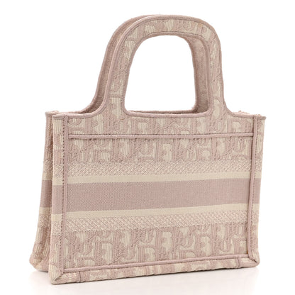 Christian Dior Oblique Mini Book Tote Rose Des Vents Multicolor 3 of 10