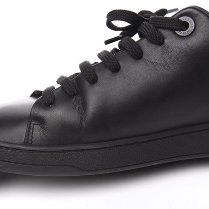 Louis Vuitton Calfskin Frontrow Sneakers 38 Black 11 of 13