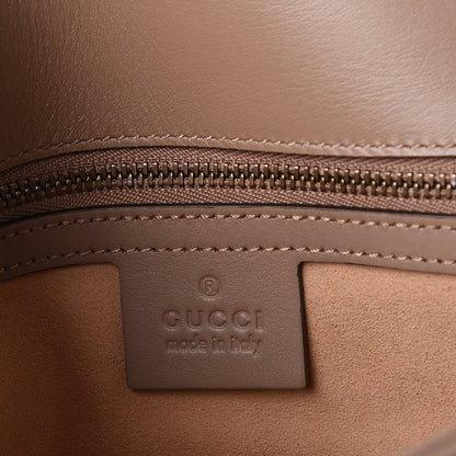 Gucci Calfskin Matelasse Studded Mini Pearly GG Marmont Shoulder Bag Porcelain Rose 6 of 7