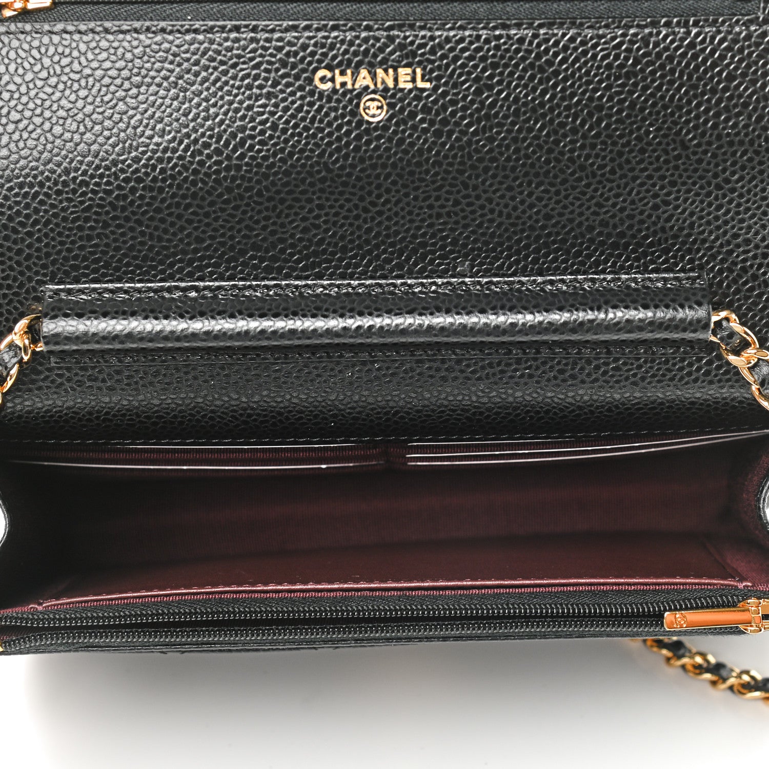 Chanel Caviar Quilted Wallet On Chain WOC Black 5 of 10