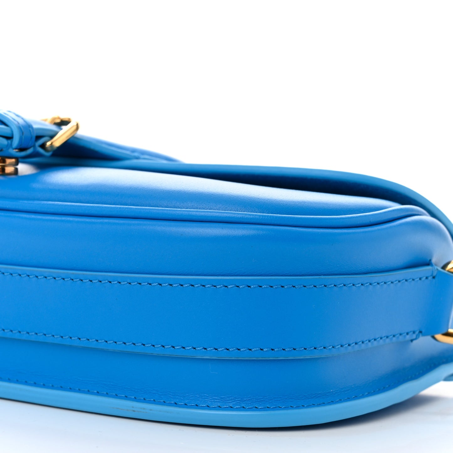Box Calfskin East West Bobby Bag Reef Blue
