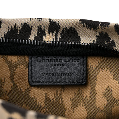 Christian Dior Canvas Embroidered Mizza Diortravel Zipped Pouch 6 of 9