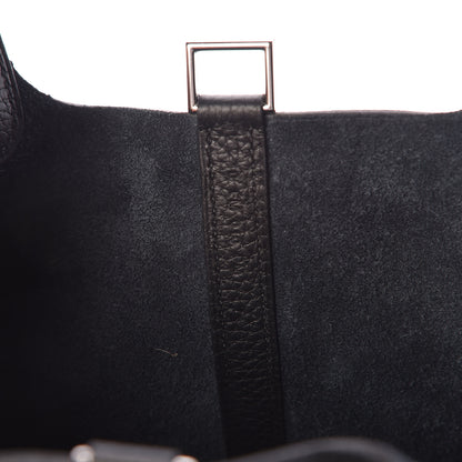 Hermes Taurillon Clemence Picotin Lock 18 PM Black 7 of 10