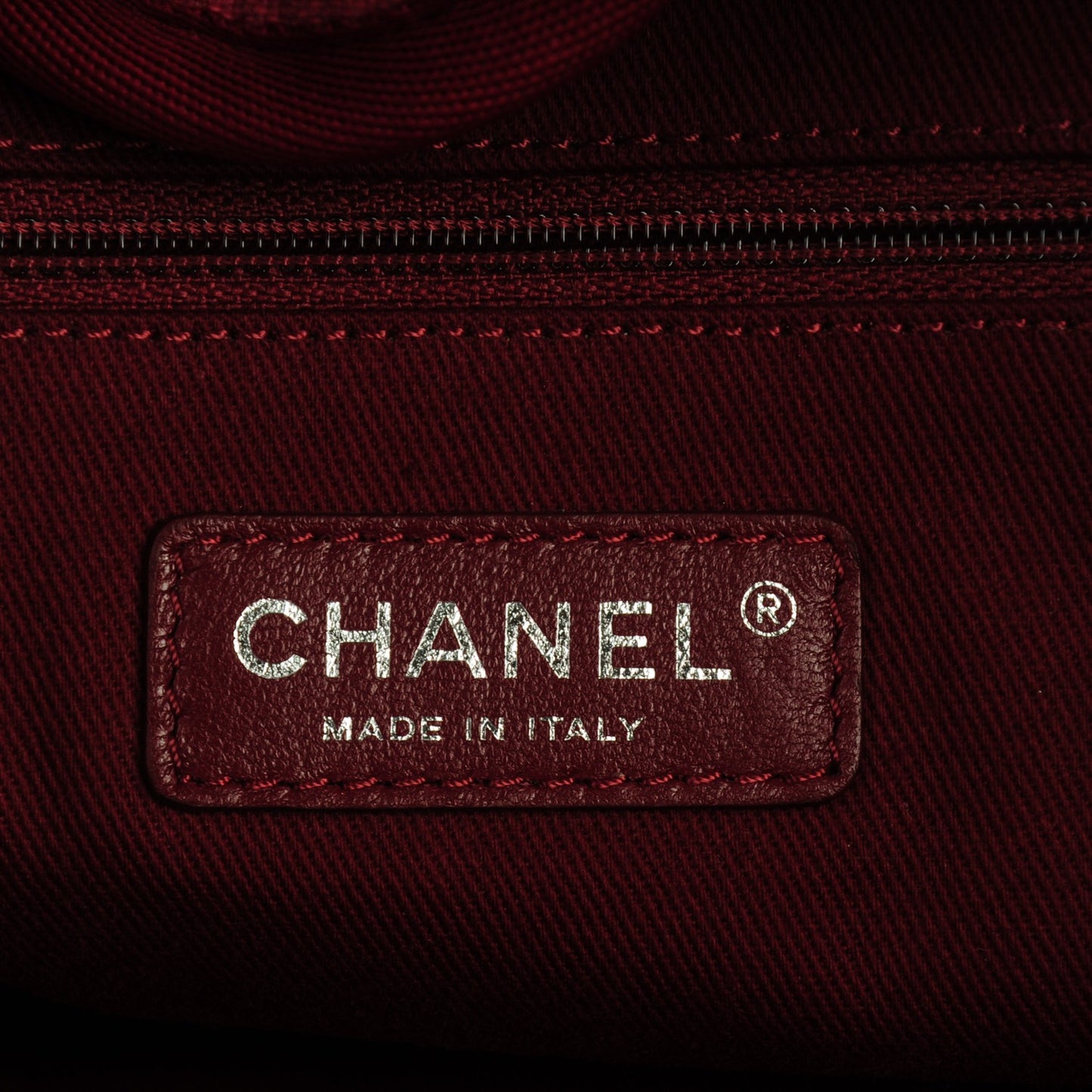 Canvas Large Deauville Tote Red