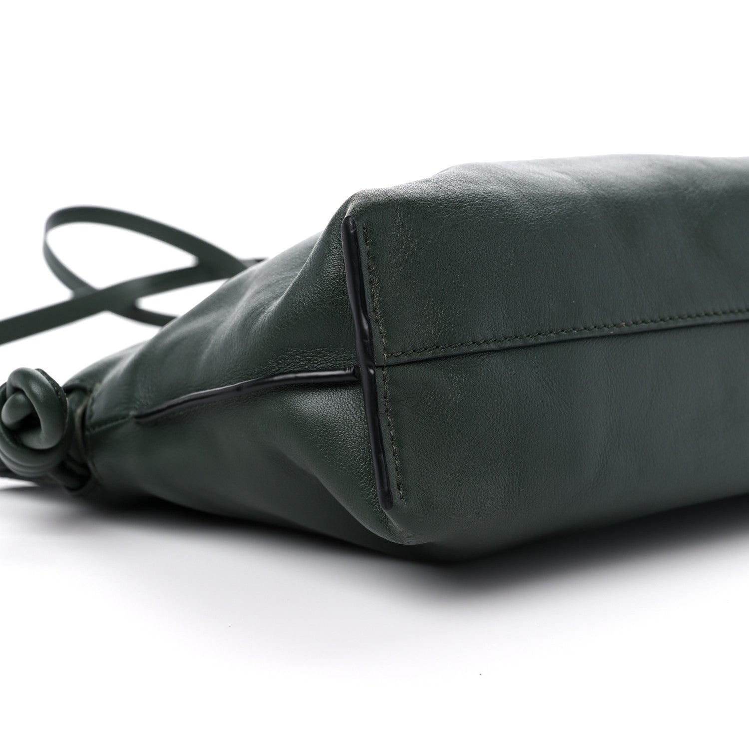 Loewe Calfskin Mini Flamenco Knot Clutch Vintage Khaki 6 of 8