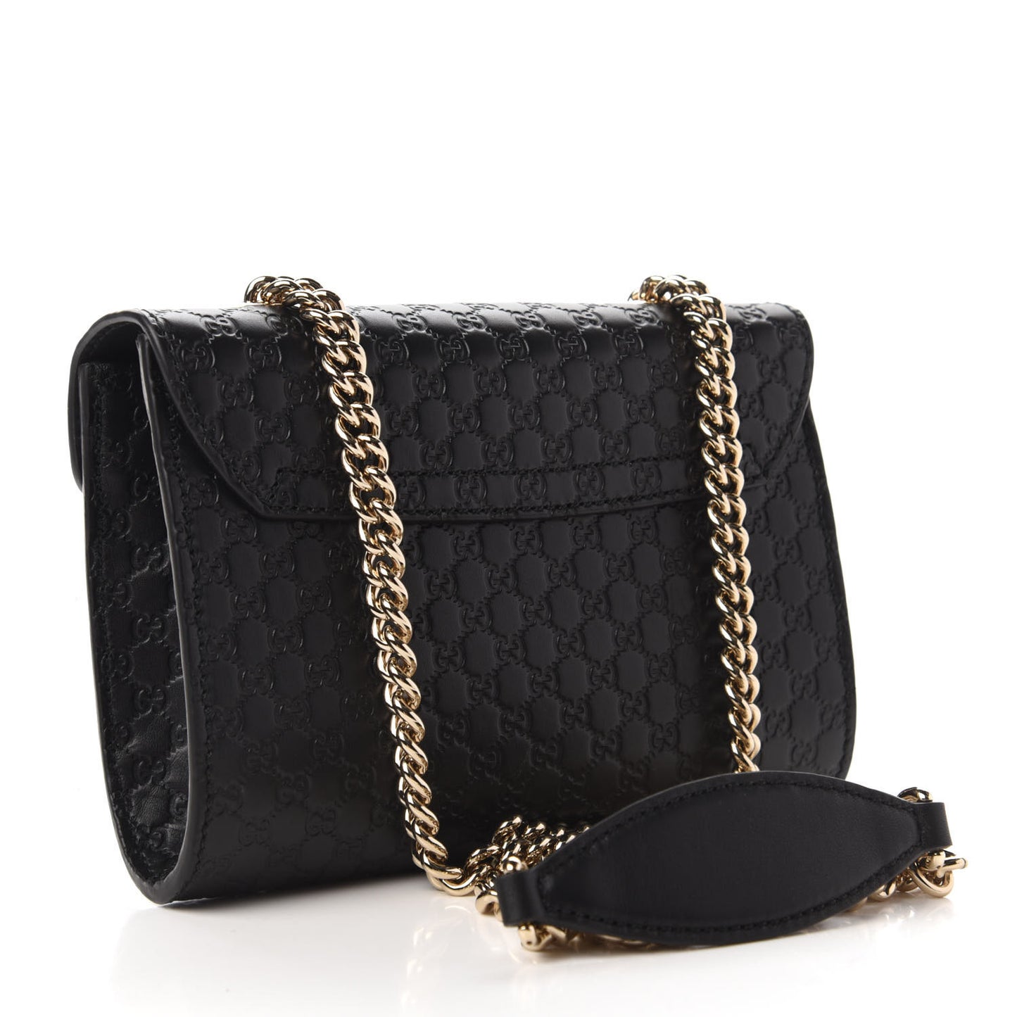 Microguccissima Mini Emily Shoulder Bag Black
