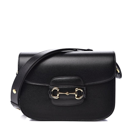 Gucci Azalea Calfskin Horsebit 1955 Shoulder Bag Black 1 of 11