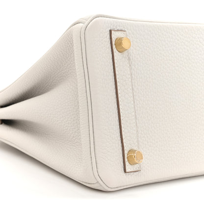 Hermes Togo Birkin 25 Gris Pale 10 of 12