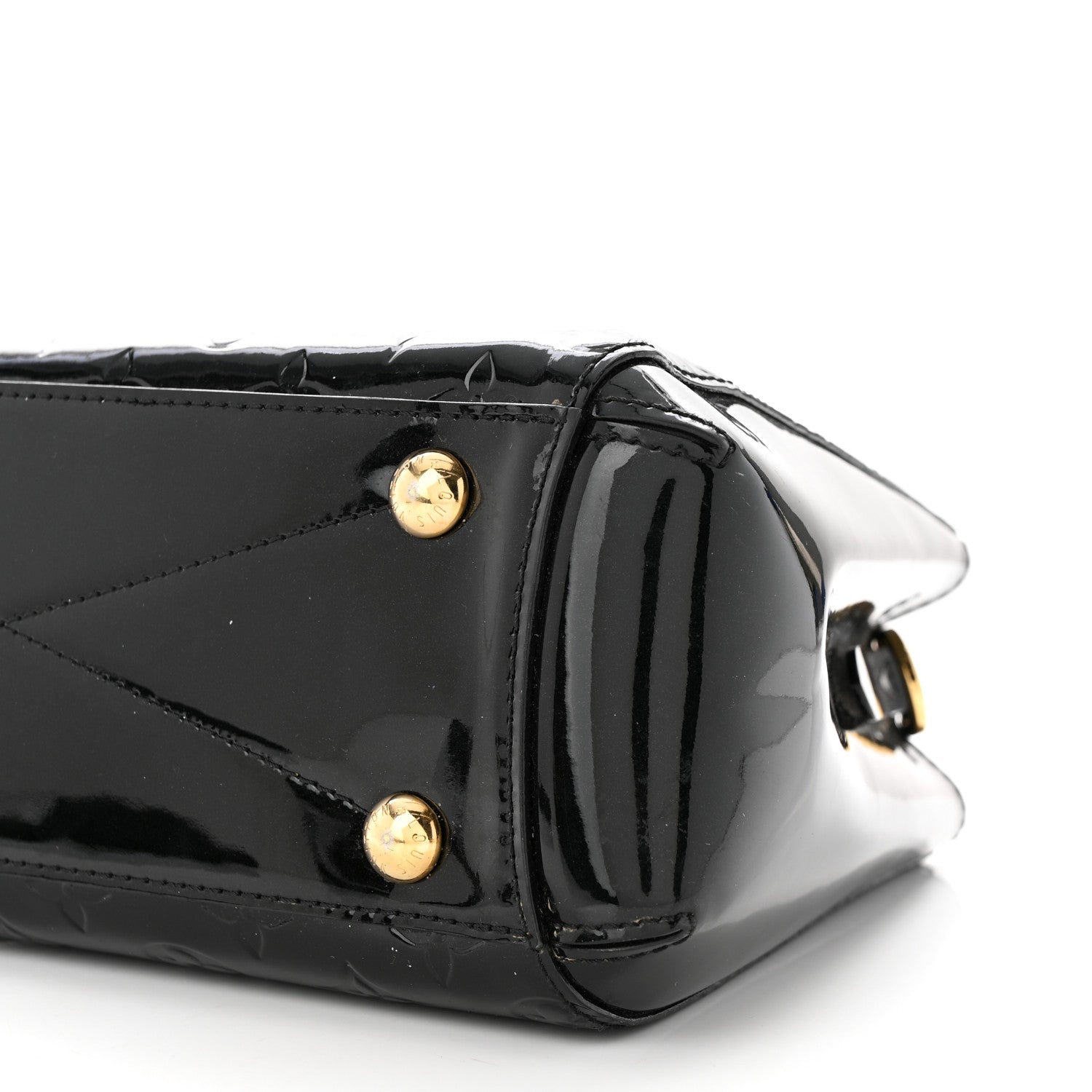 Louis Vuitton Vernis Montaigne BB Black 11 of 13