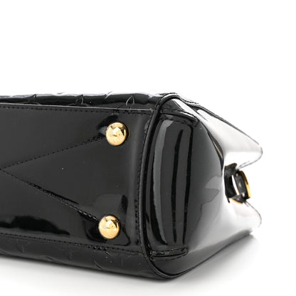 Louis Vuitton Vernis Montaigne BB Black 11 of 13