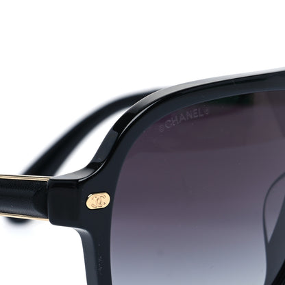 Chanel Acetate CC Sunglasses 5436-Q Black 7 of 9