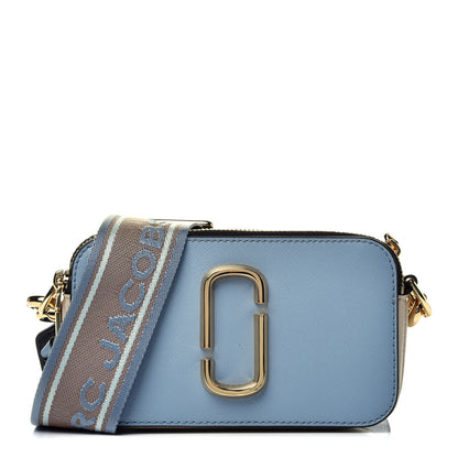 Marc Jacobs Saffiano Small Snapshot Camera Bag Light Blue 1 of 10