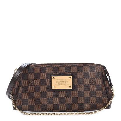 Louis Vuitton Damier Ebene Eva Clutch 1 of 9