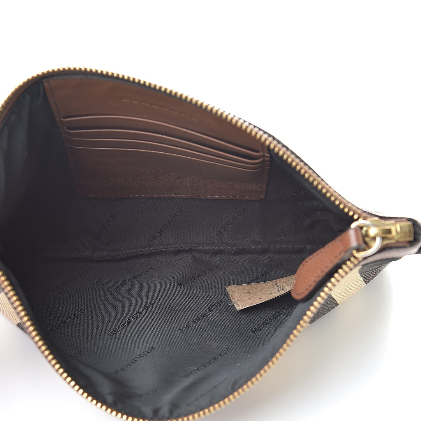 House Check Derby Peyton Crossbody Clutch Bag Tan