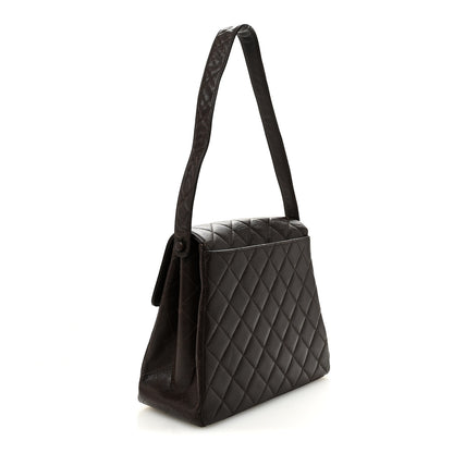 Chanel Caviar Quilted Medium Kelly Flap Brown 3 of 9