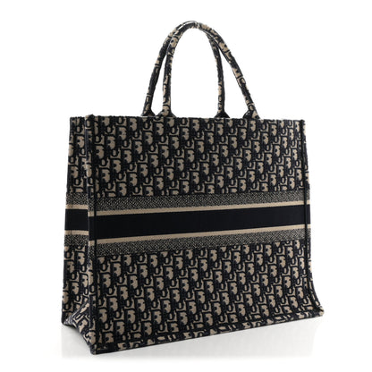 Christian Dior Oblique Large Book Tote Blue Multicolor 3 of 10