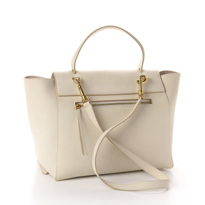 Celine Grained Calfskin Mini Belt Bag White 3 of 13