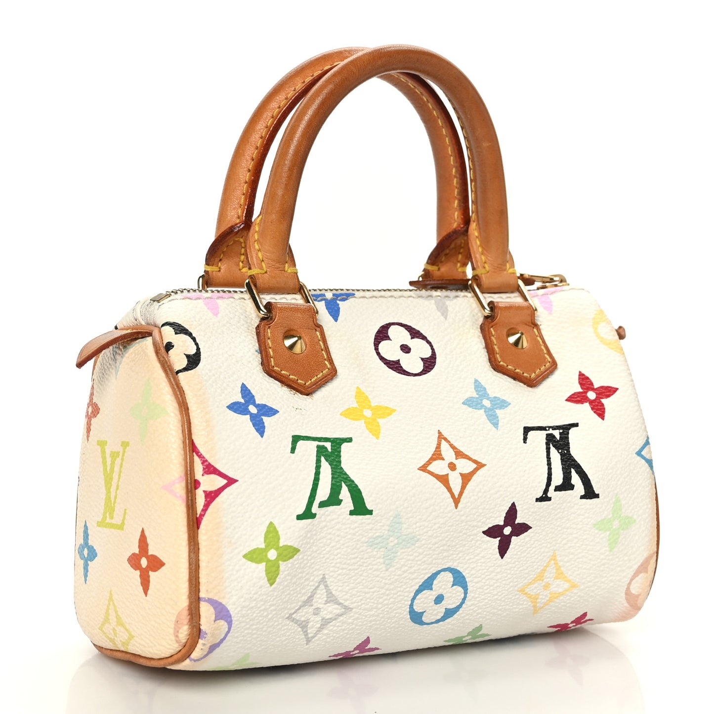 Monogram Multicolor Mini Sac HL Speedy White