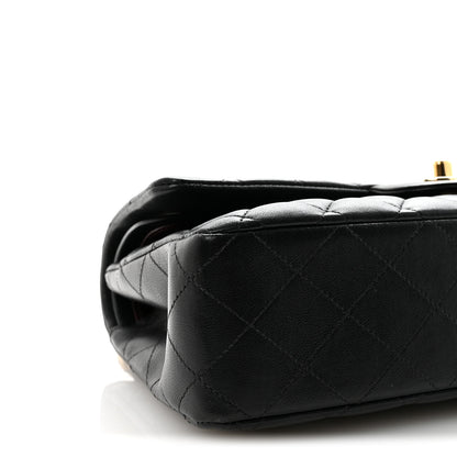 Chanel Lambskin Quilted Medium Double Flap Black 9 of 11