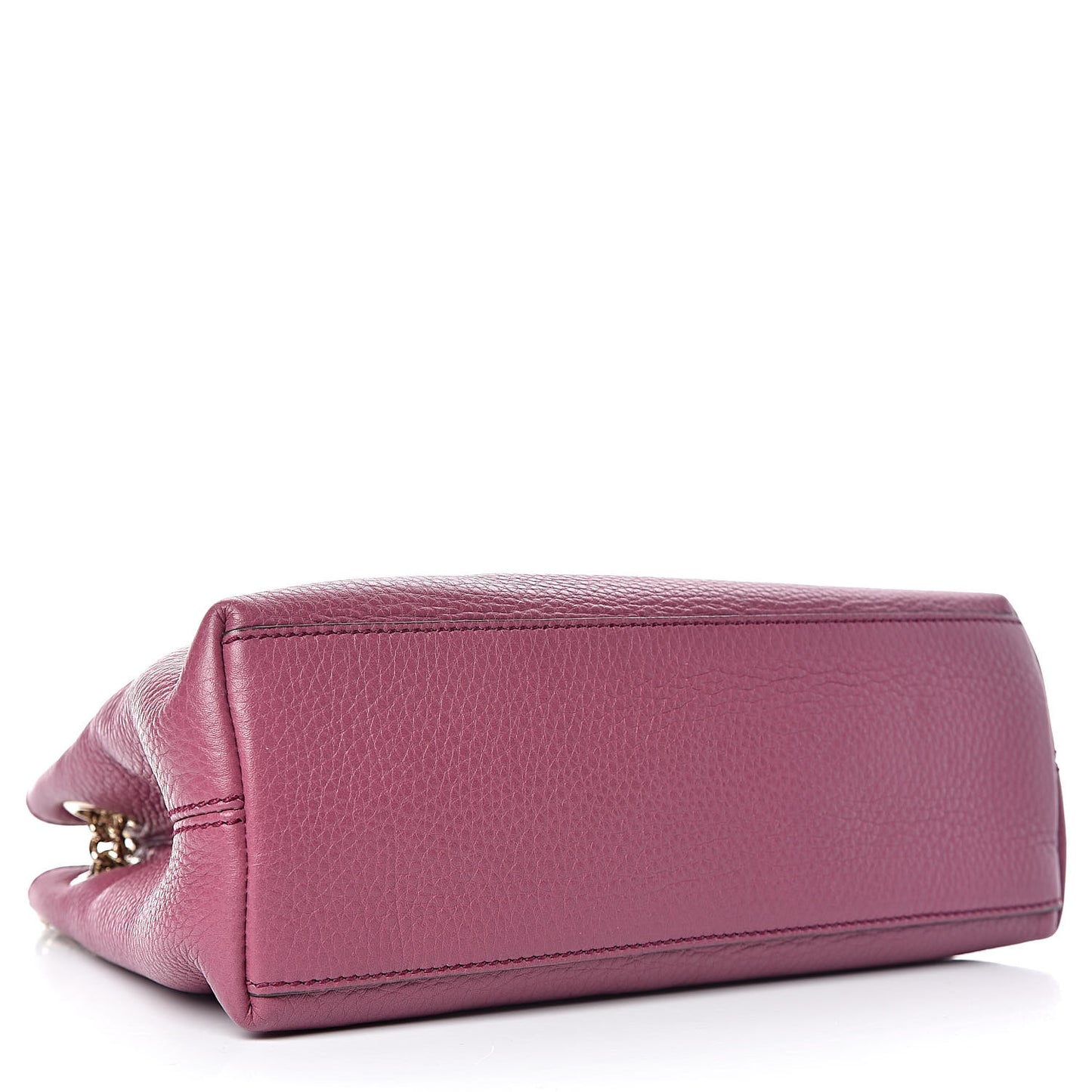 Pebbled Calfskin Small Soho Chain Shoulder Bag Peonia Flower