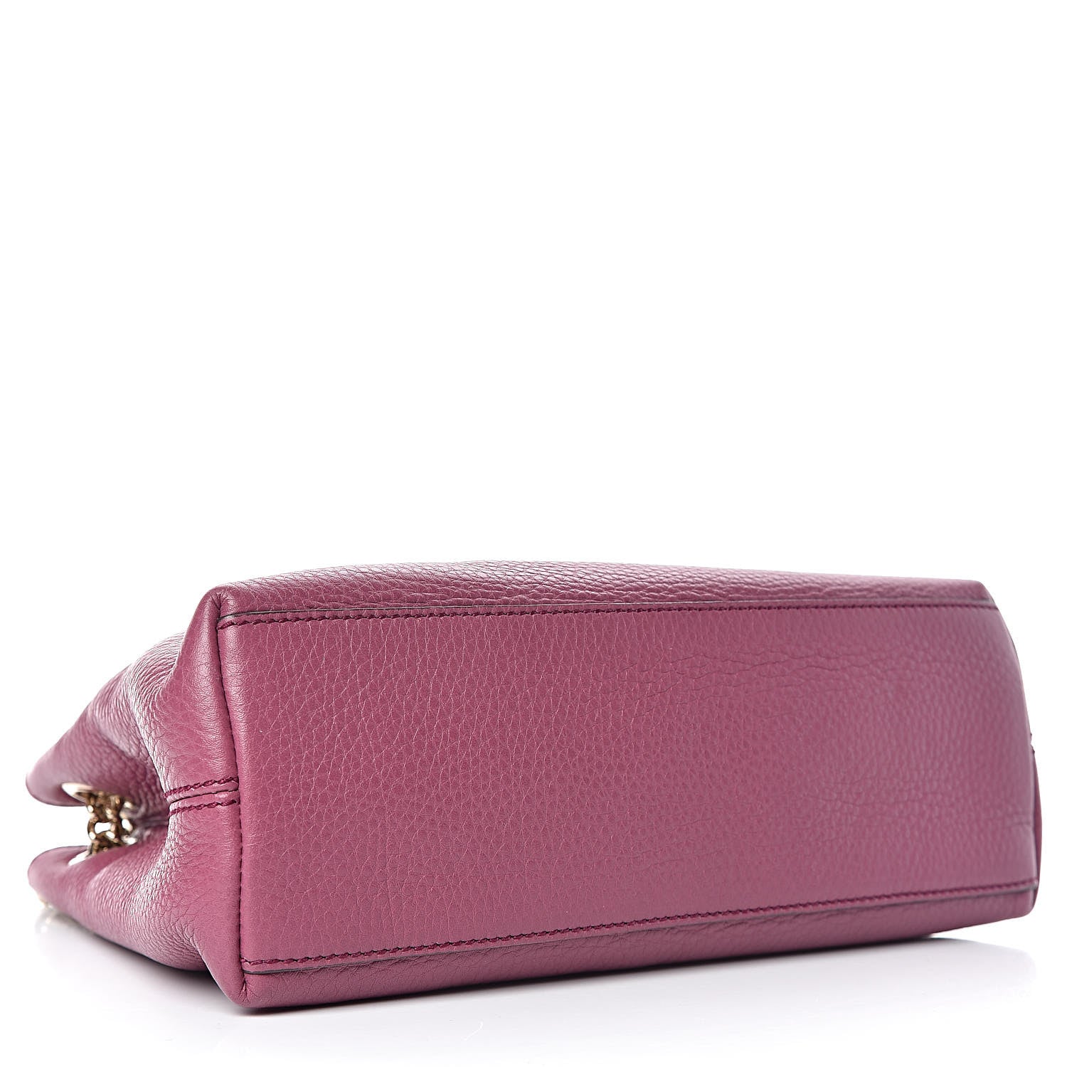 Gucci Pebbled Calfskin Small Soho Chain Shoulder Bag Peonia Flower 4 of 10