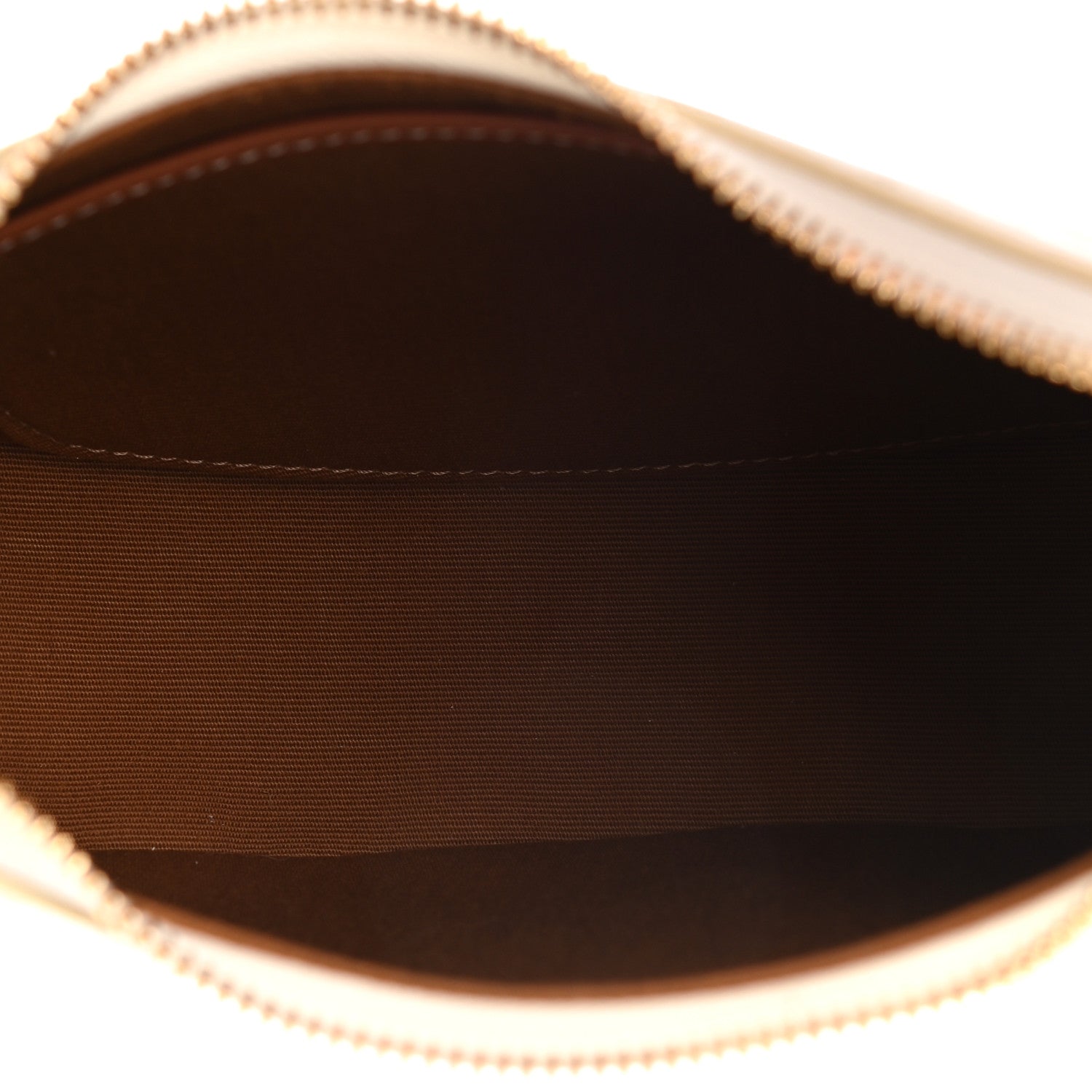 Celine Canvas Calfskin Ava Triomphe Shoulder Bag White 5 of 11